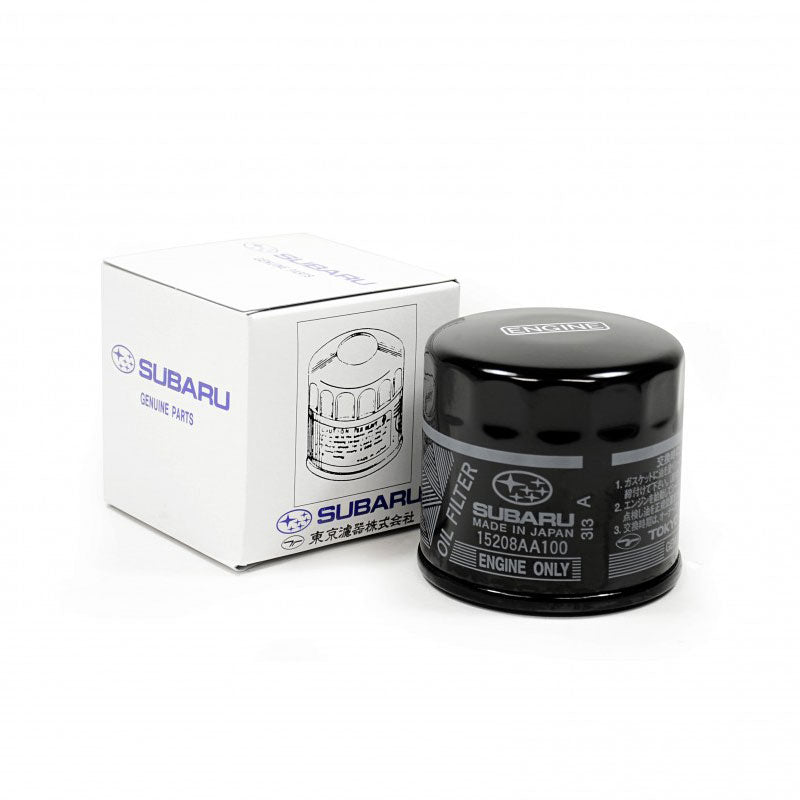 Subaru (OEM) Black "Tokyo Roki" Oil Filter (15208AA100), 2002-2014 WRX & 2004-2021 STi