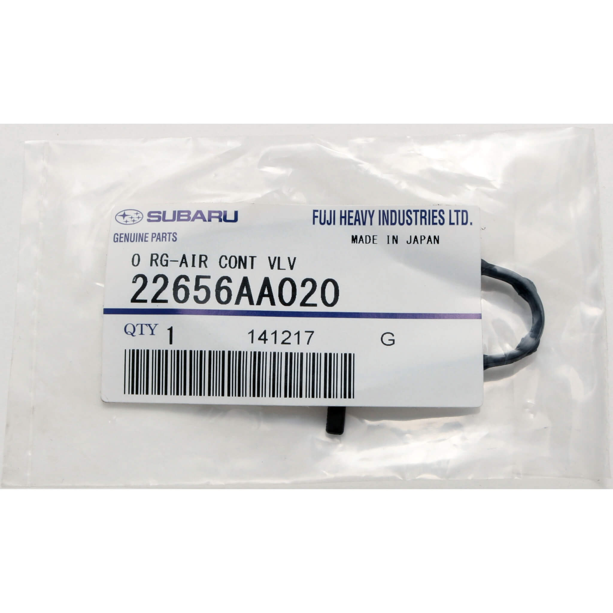Subaru (OEM) Bypass Valve O-Ring, 2008-2014 WRX - Angle 2