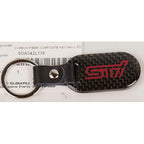 Subaru (OEM) Carbon Fiber STi Keychain - Angle 3
