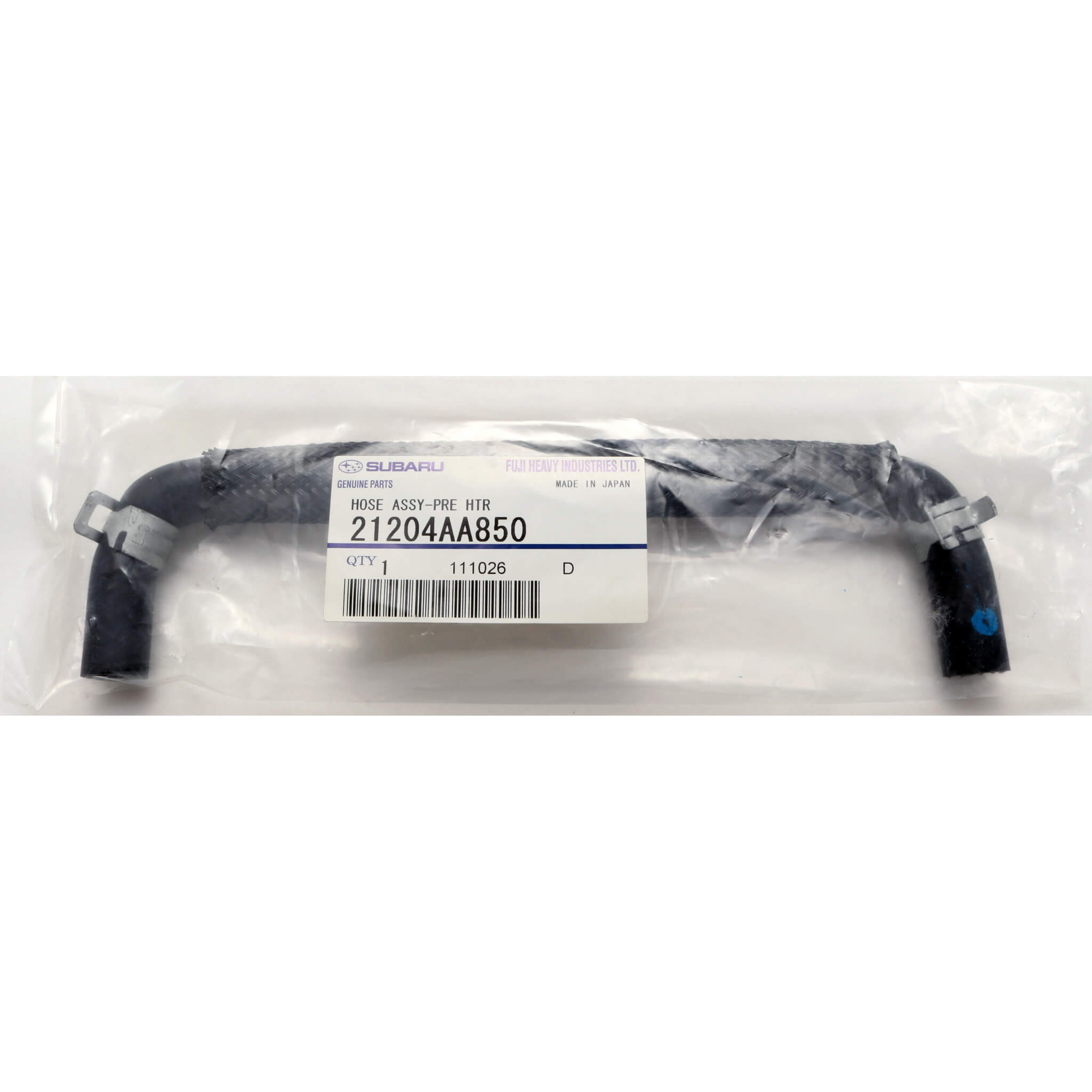 Subaru (OEM) Coolant Hose (Crossover to Bottom Of Throttle Body), 2008-2021 STi - Angle 2