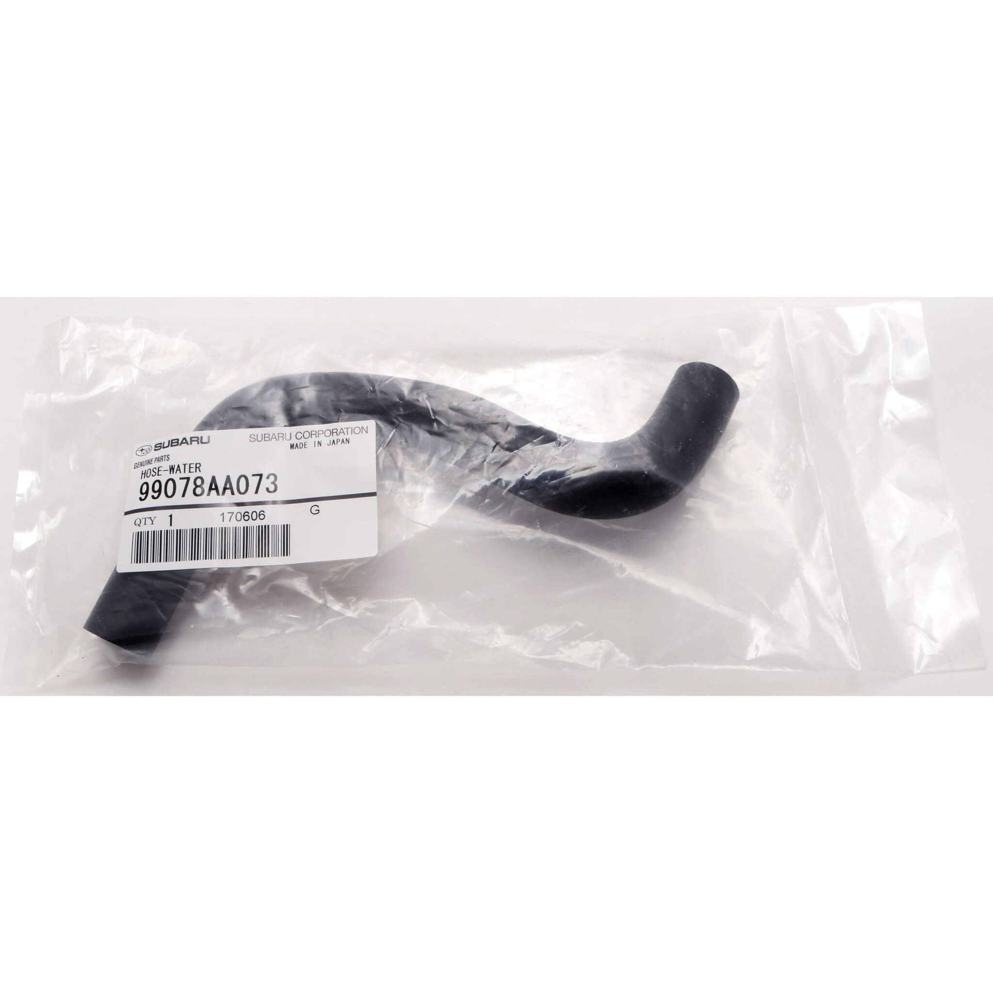 Subaru (OEM) Coolant Hose From Turbo to Header Tank, 2002-2007 WRX & 2004-2007 STi - Angle 3