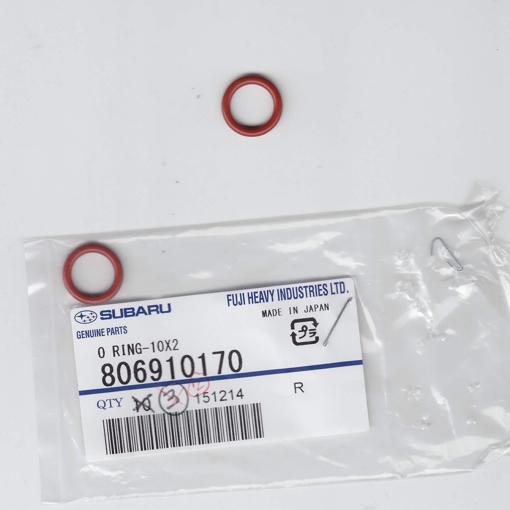 Subaru (OEM) Dipstick O-Ring, 2002-2014 WRX & 2004-2021 STi - Angle 2