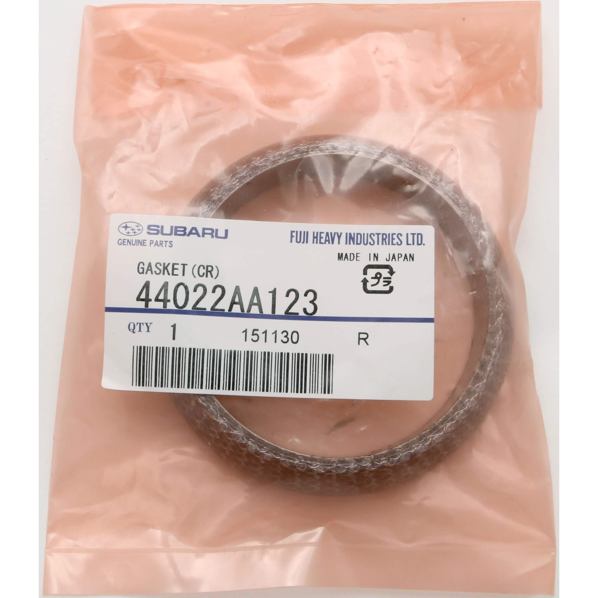 Subaru (OEM) Donut Gasket (Large), 2002-2026 WRX & 2004-2021 STi & BRZ/FR-S/86 - Angle 3
