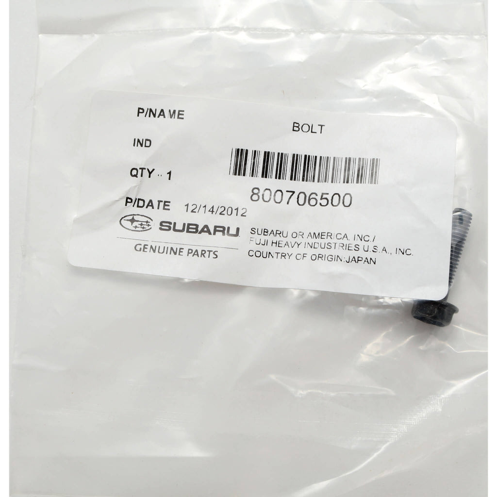 Subaru (OEM) Engine Block Case Bolt (1 Required), 2002-2014 WRX & 2004-2021 STi - Angle 3
