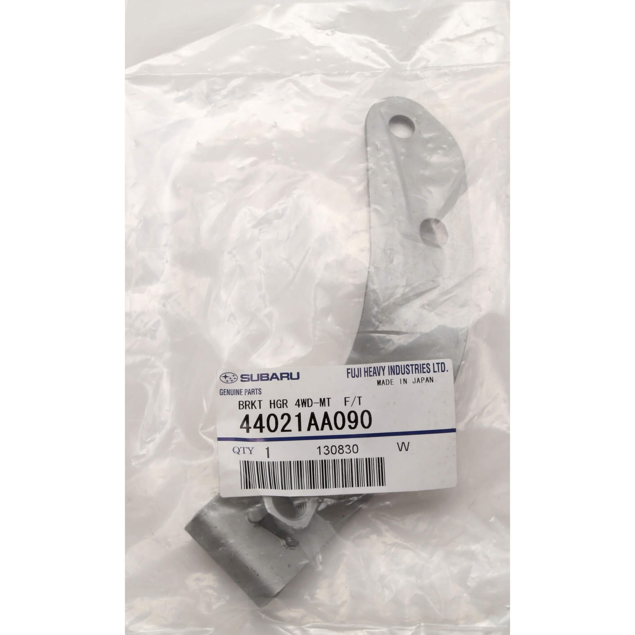 Subaru (OEM) Exhaust Bracket (Downpipe to Transmission), 2002-2014 WRX - Angle 3
