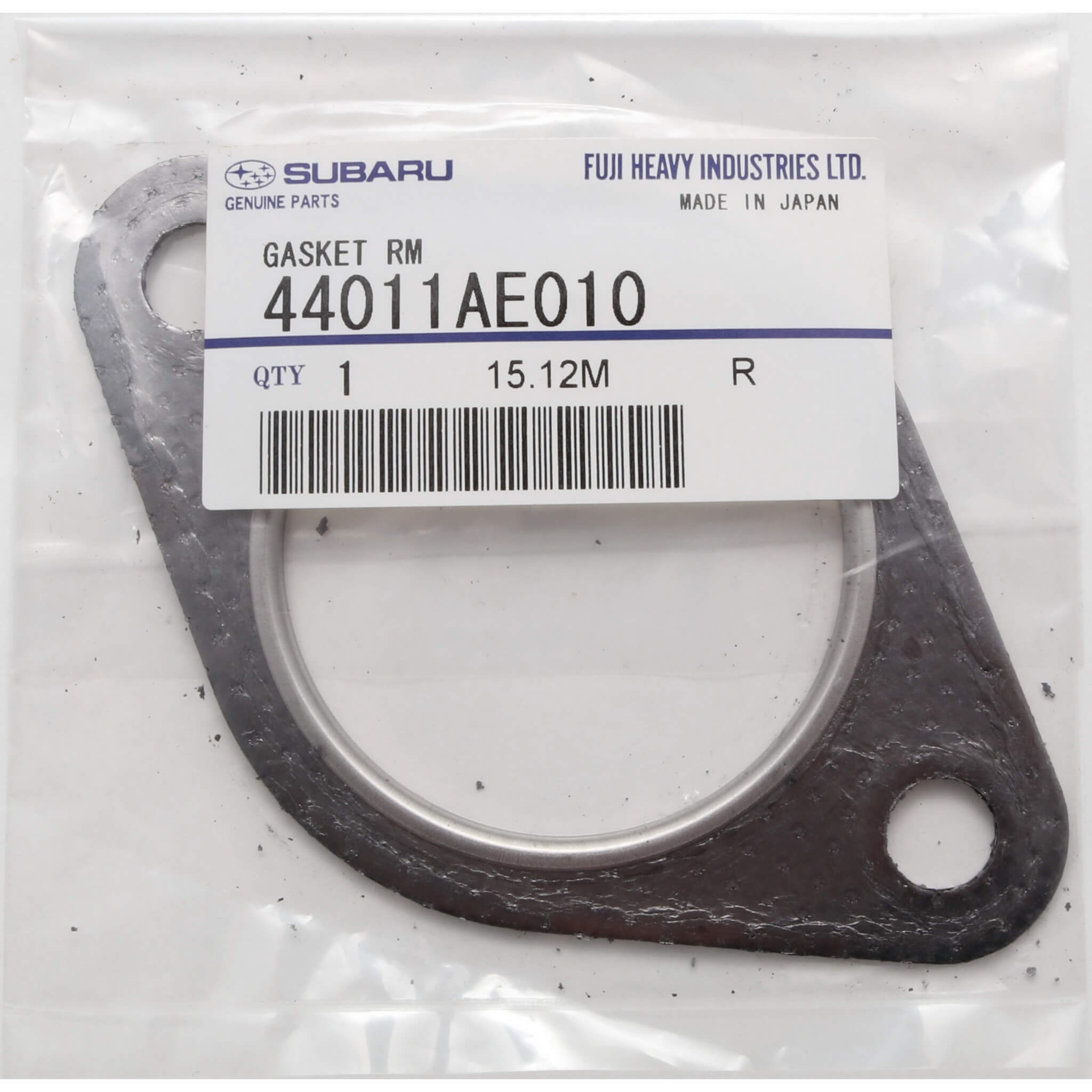 Subaru (OEM) Exhaust Gasket (Muffler), 2008-2014 WRX & 2011-2014 STi (Sedan) - Angle 2