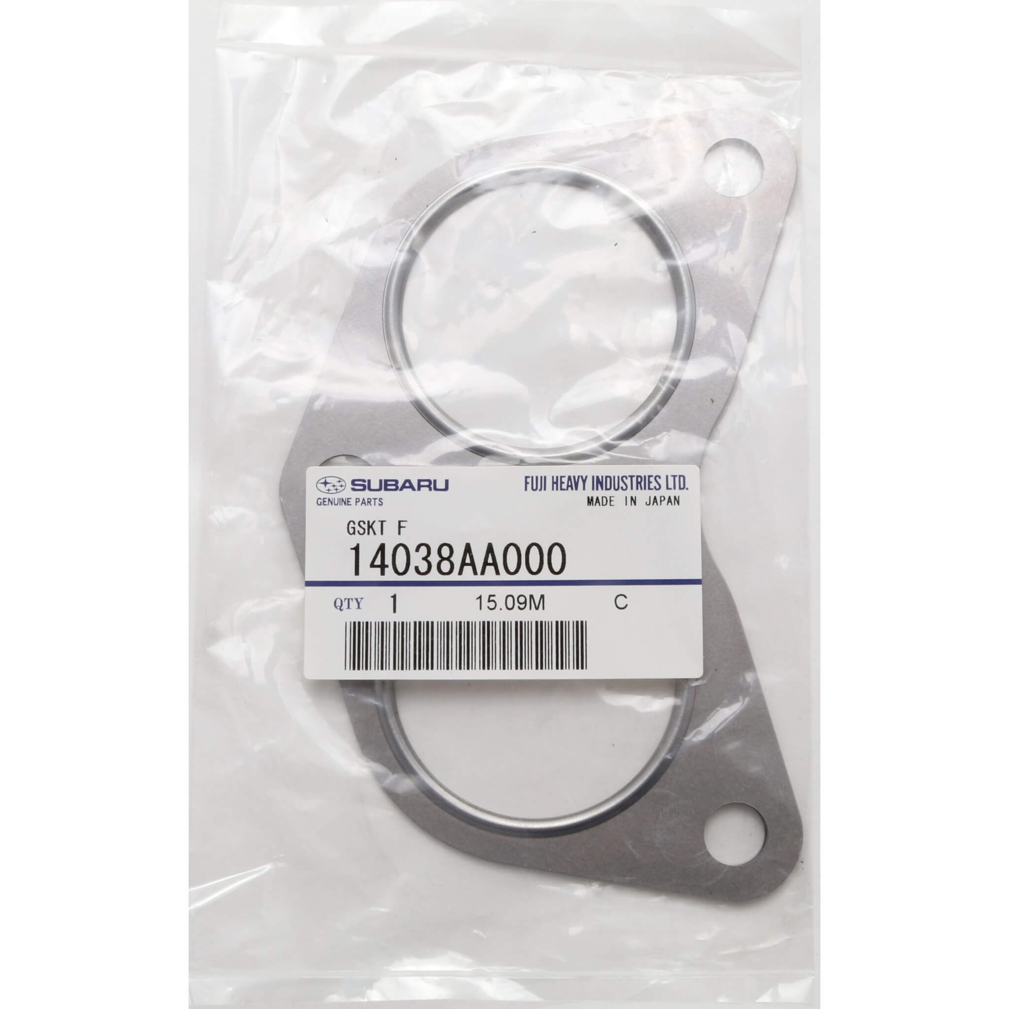 Subaru (OEM) Exhaust Manifold Gasket (Each), 2002-2014 WRX & 2004-2021 STi - Angle 3