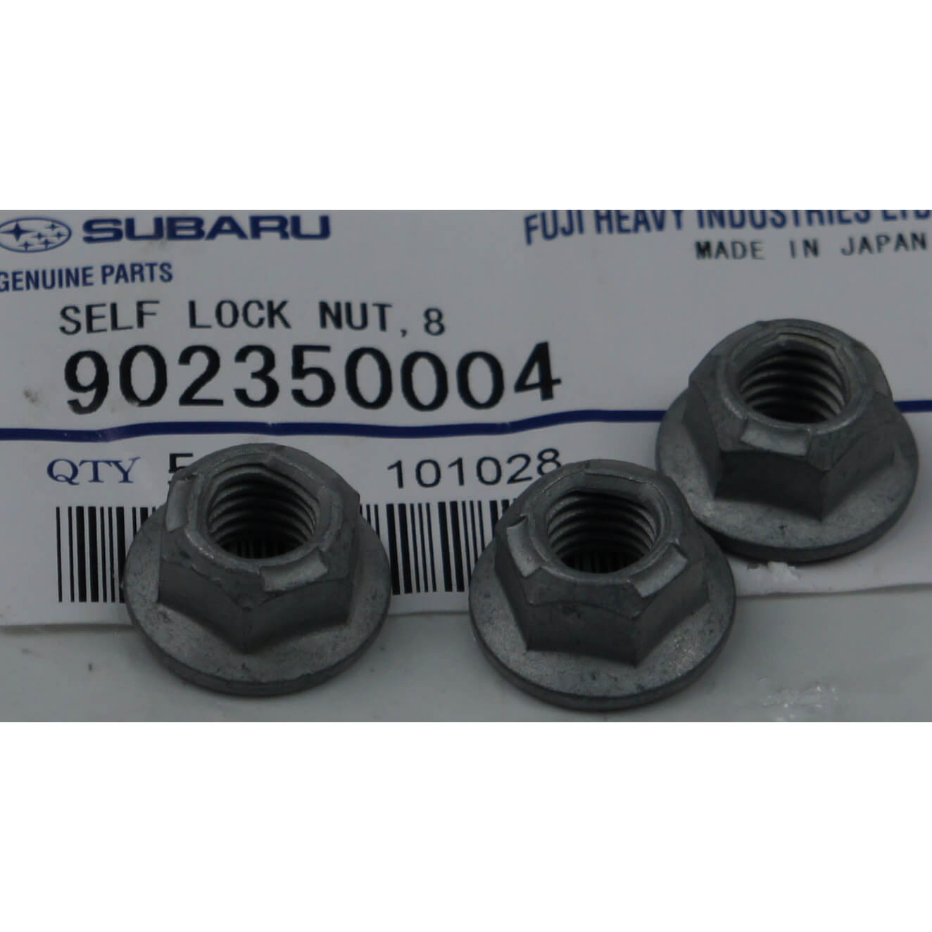 Subaru (OEM) Exhaust Nut (For Spring Bolts), 2002-2021 WRX/STi & BRZ/FR-S/86 - Angle 2