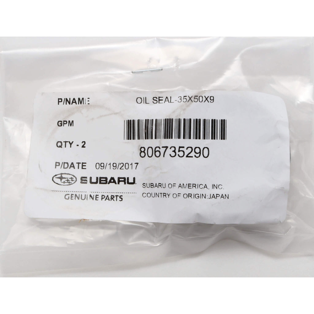 Subaru (OEM) Front Axle Seal (Left), 2004-2026 WRX & 2004-2021 STi - Angle 3