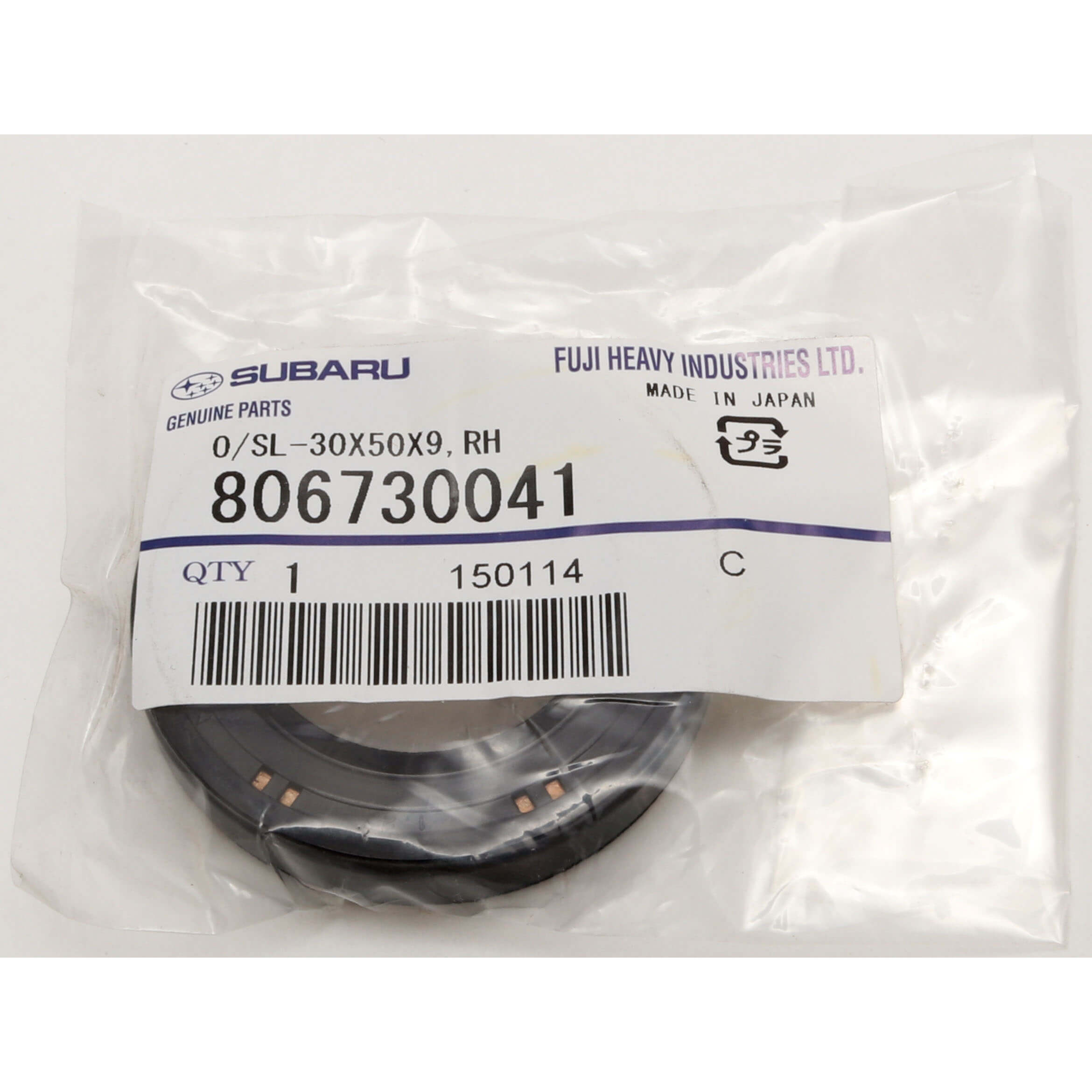 Subaru (OEM) Front Axle Seal (Right Side), 2002-2003 WRX - Angle 3