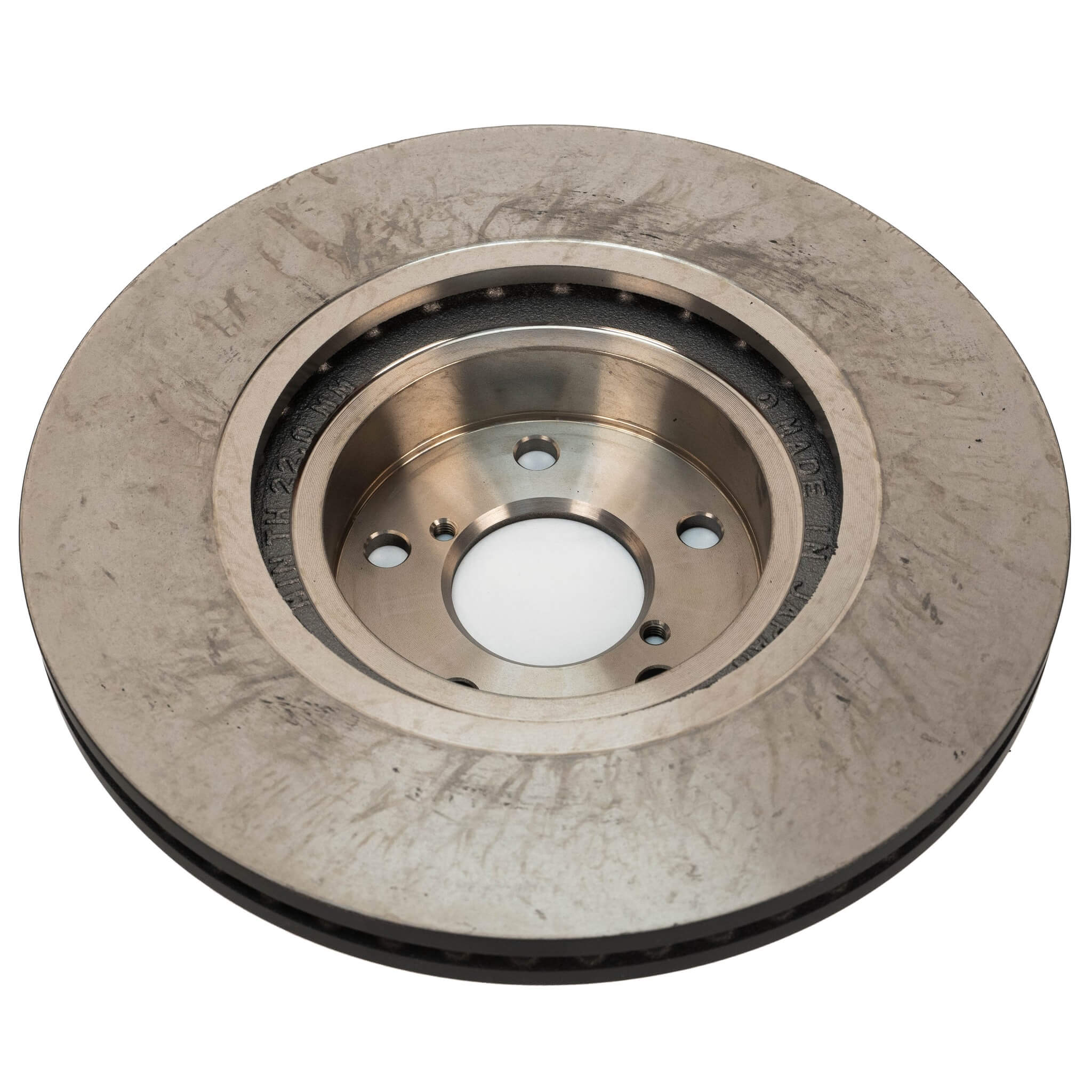 Subaru (OEM) Front Brake Rotor (Each), 2008-2014 WRX & 2013-2026 BRZ/FR-S/GR86 - Angle 2