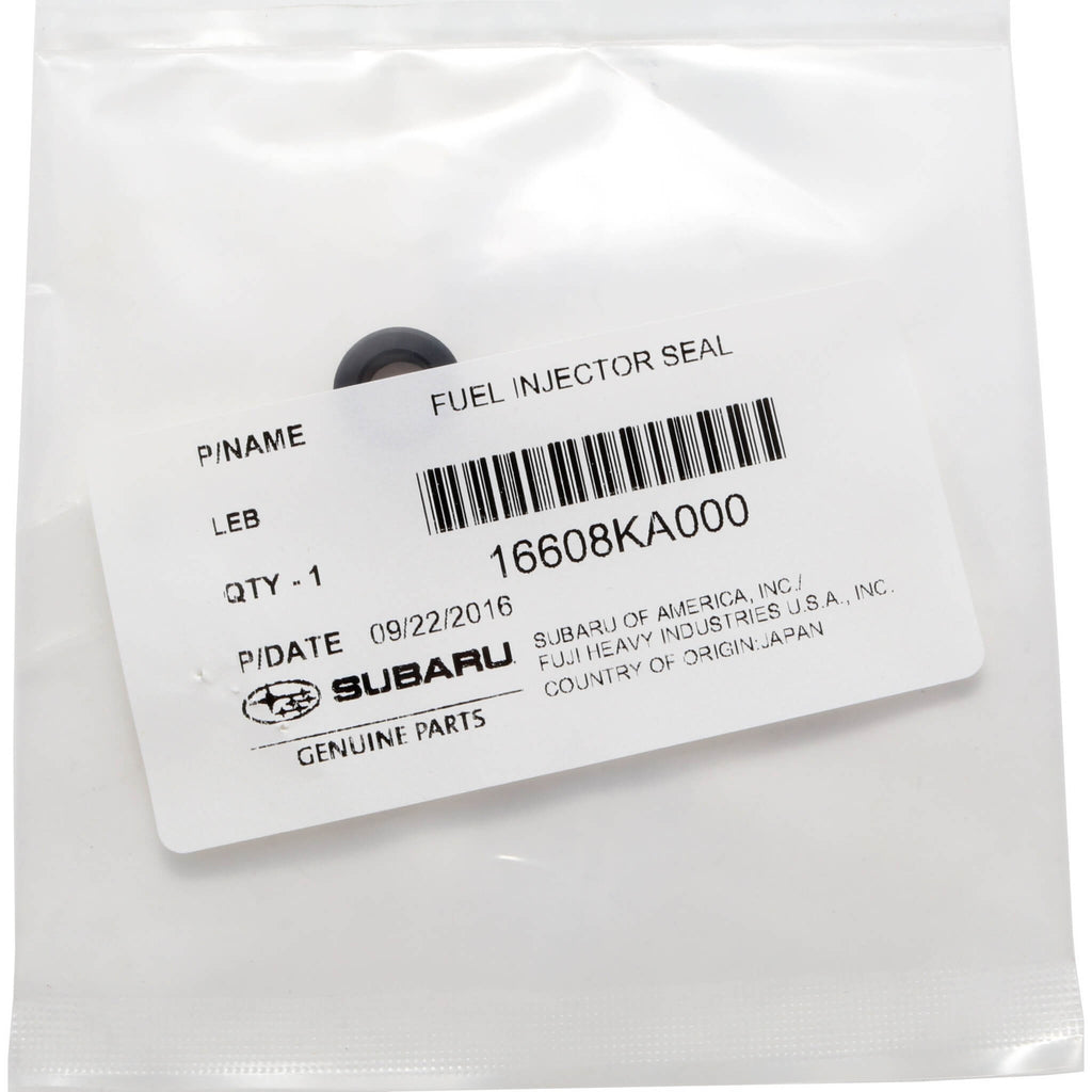 Subaru (OEM) Fuel Injector Bottom O-Rings Seals (Set/4), 2002-2014 WRX, 2007-2021 STi & BRZ/FR-S/86 - Angle 3