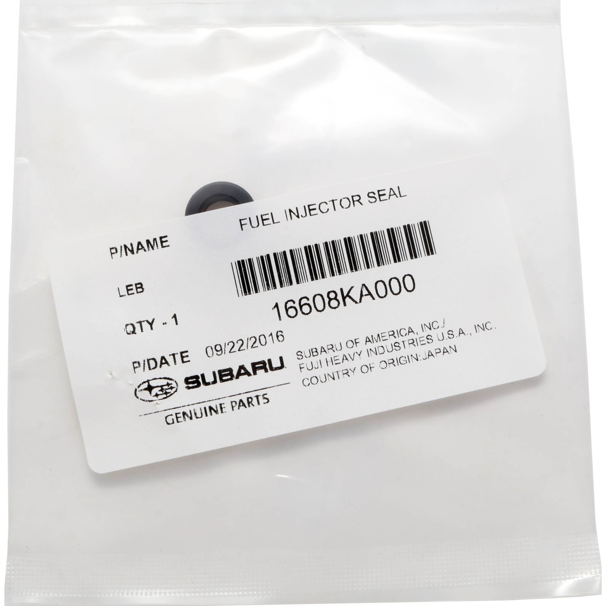 Subaru (OEM) Fuel Injector Bottom O-Rings Seals (Set/4), 2002-2014 WRX, 2007-2021 STi & BRZ/FR-S/86 - Angle 3