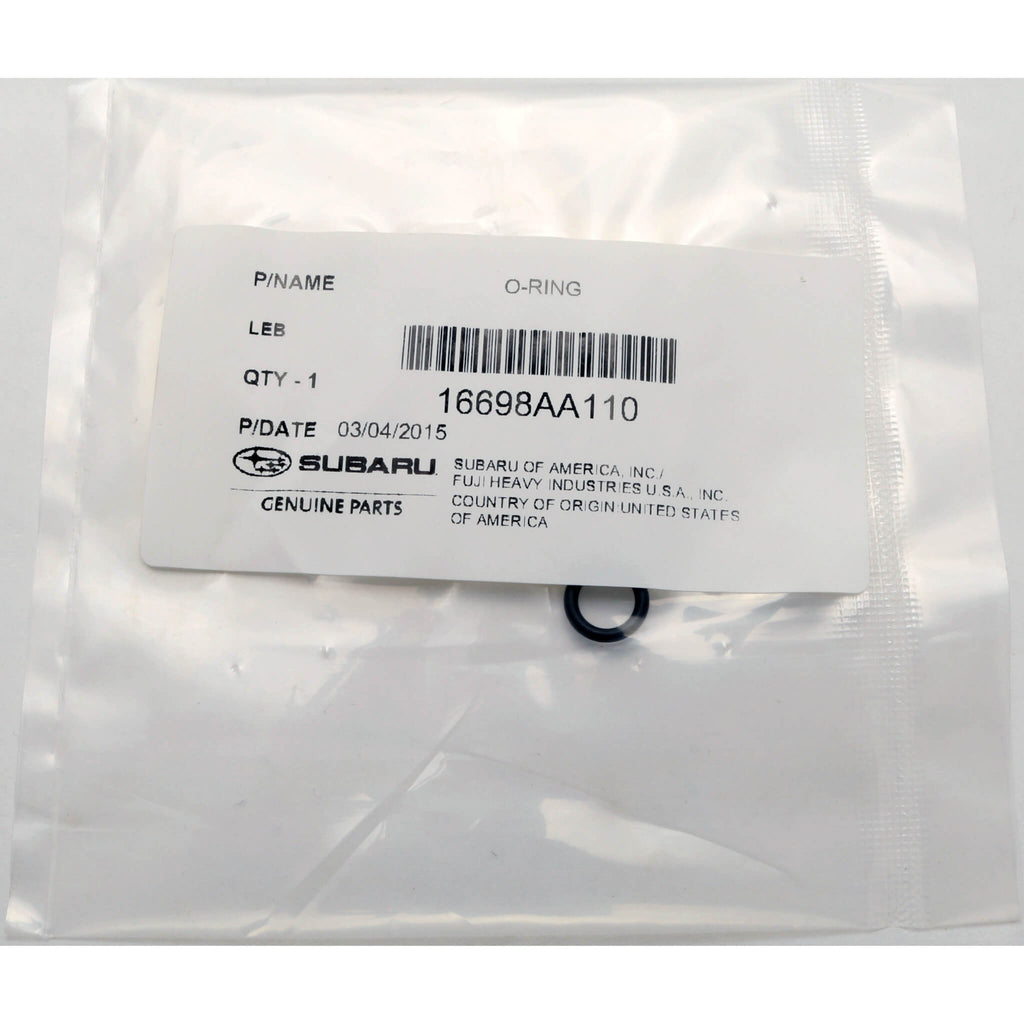 Subaru (OEM) Fuel Injector Top O-Ring Seals (Set/4), 2002-2005 WRX & 2007-2021 STi - Angle 2
