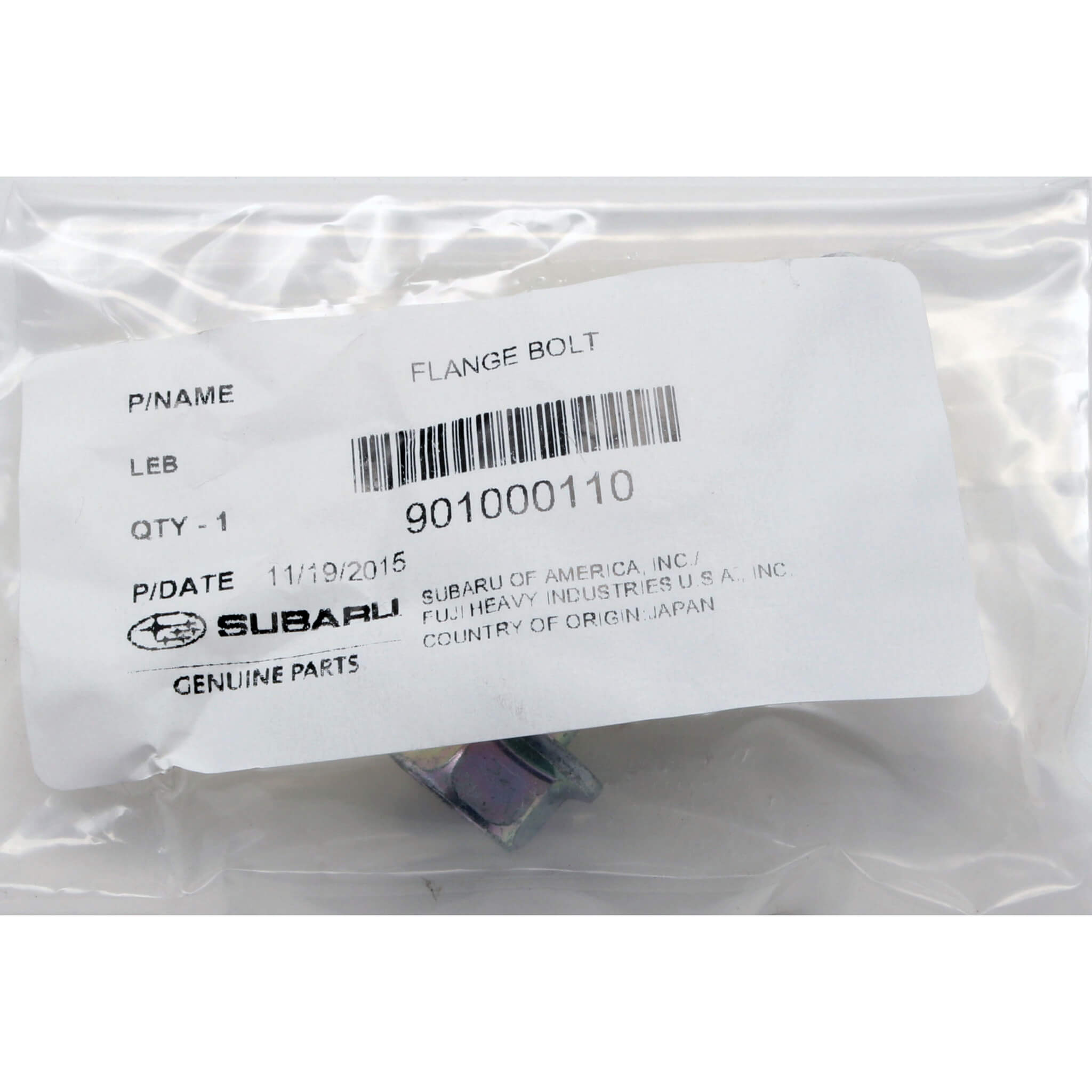 Subaru (OEM) Inner Lateral Link Bolt, 2002-2026 WRX & 2004-2021 STi & BRZ/FR-S/86