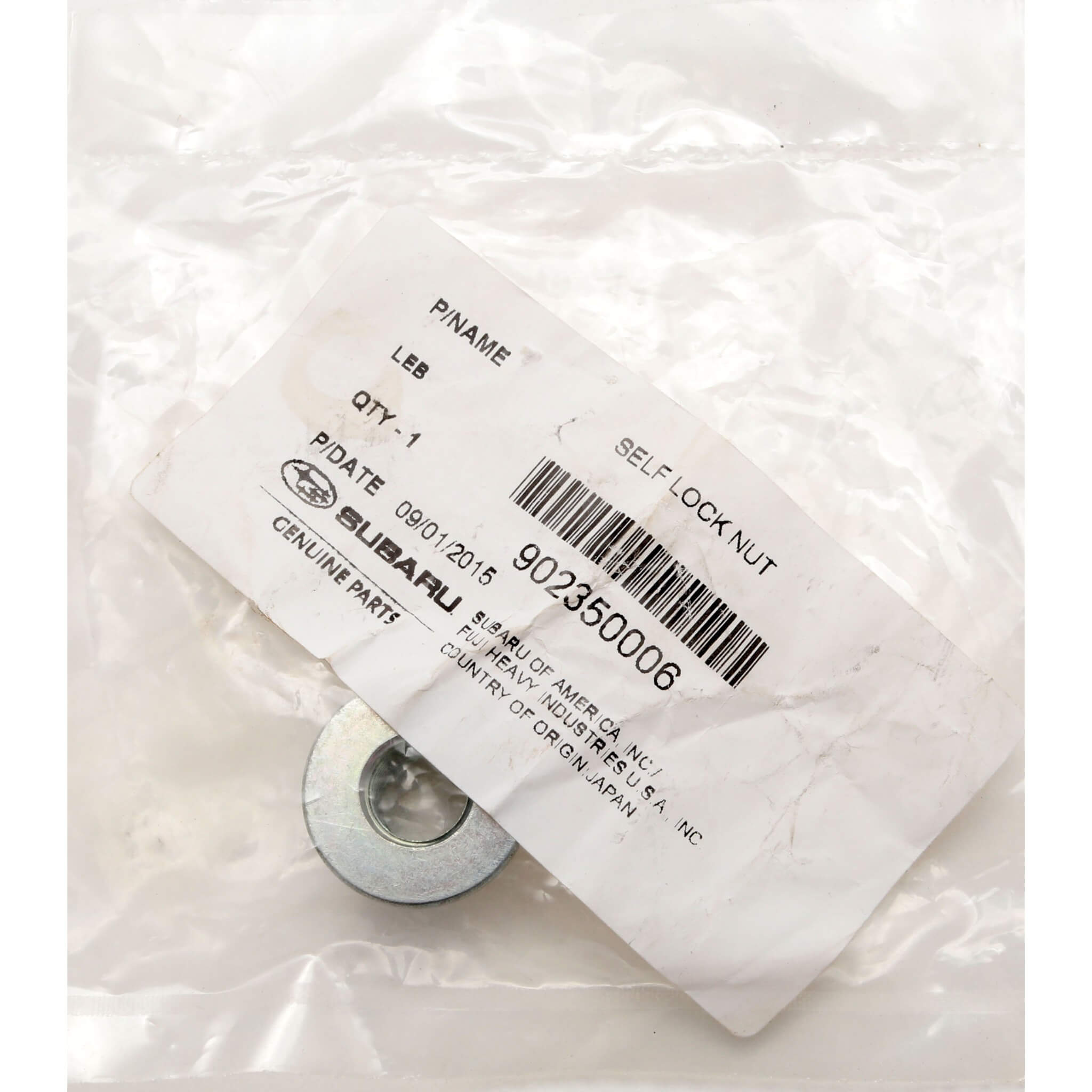 Subaru (OEM) Inner Lateral Link Nut (Both Front & Rear), 2002-2011 WRX & STi - Angle 3