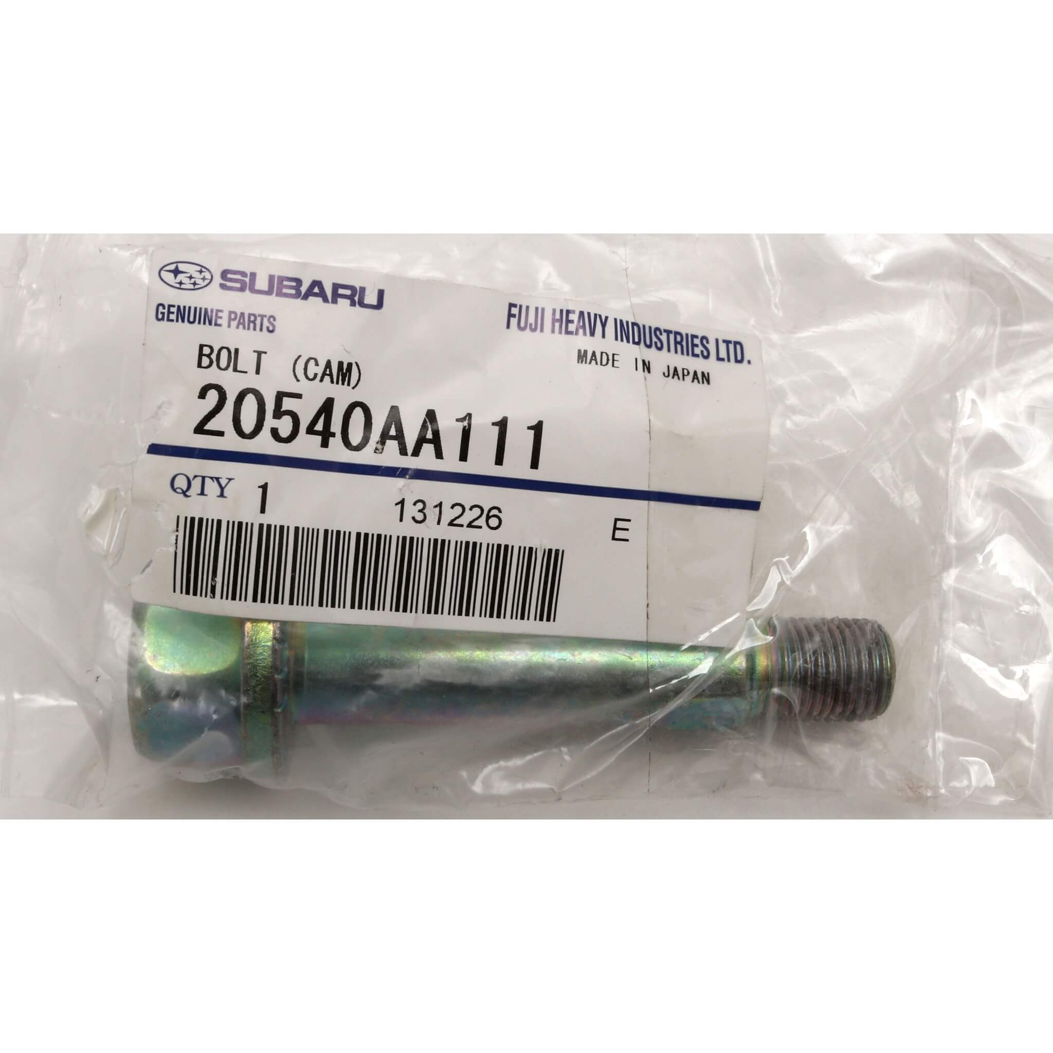 Subaru (OEM) Lateral Link Toe Adjustment Bolt, 2002-2007 WRX & 2004-2007 STi - Angle 3