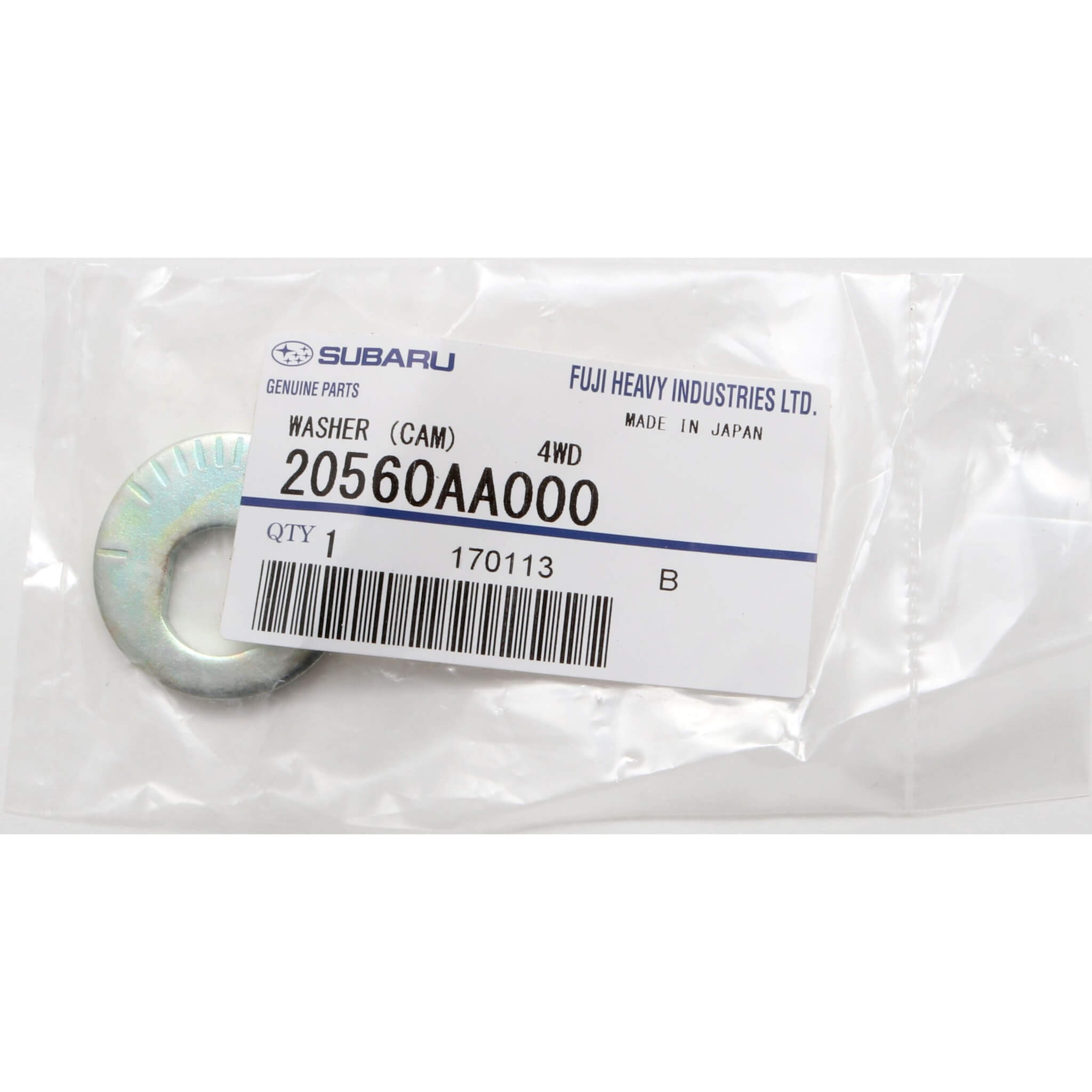 Subaru (OEM) Lateral Link Toe Bolt Washer (Front Side), 2002-2007 WRX & STi - Angle 3