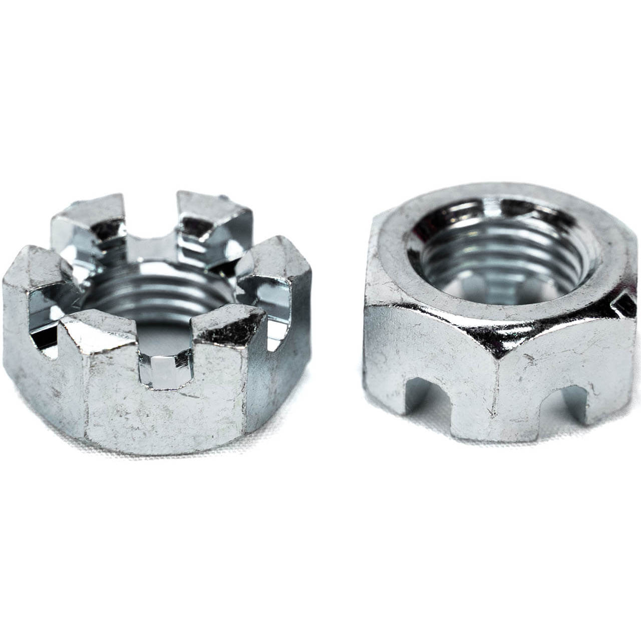 Subaru (OEM) Lower Ball Joint Castle Nut, 2002-2026 WRX/STi & 2013-2026 BRZ/FR-S/86 - Angle 2