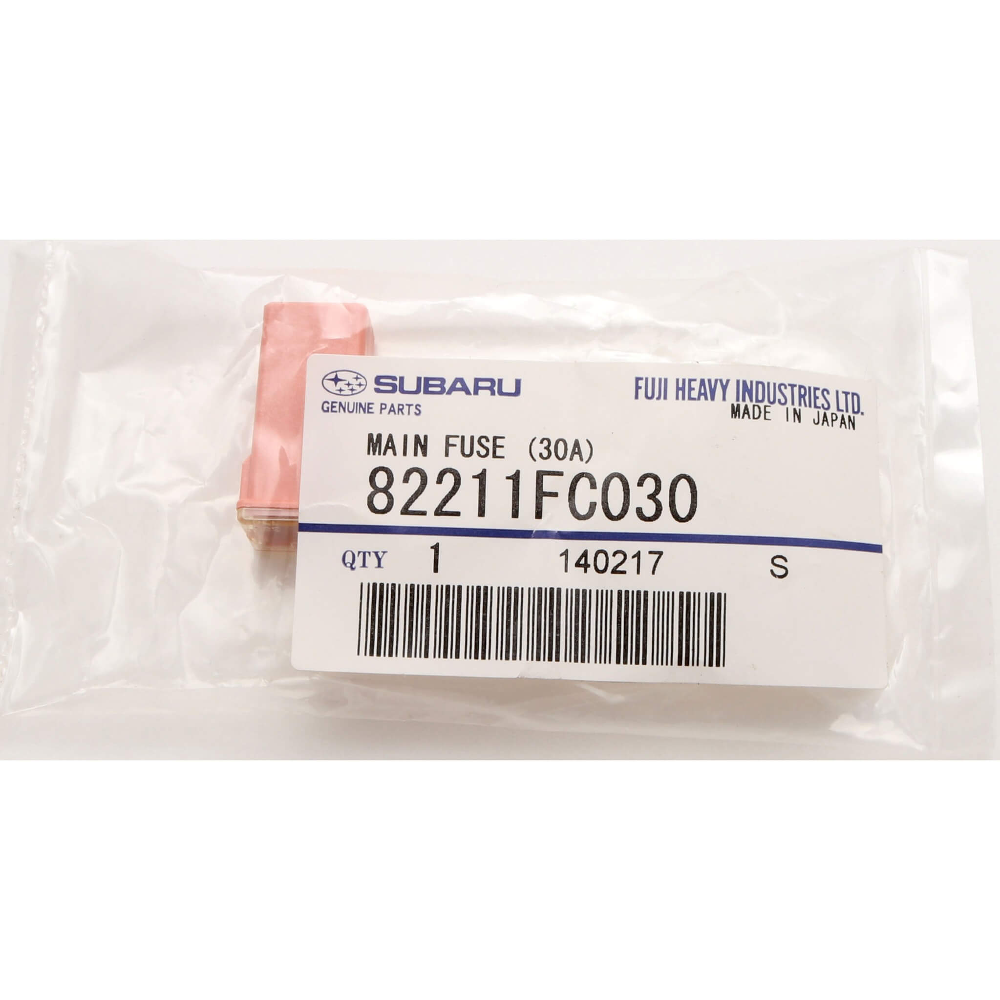 Subaru (OEM) Main Fuse, 2002-2021 WRX & 2004-2021 STi - Angle 3
