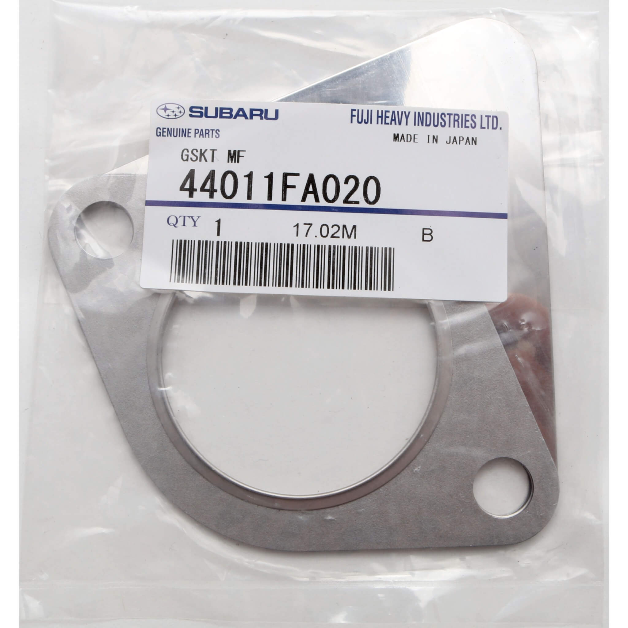 Subaru (OEM) Manifold To Cross Over Gasket, P. Side, 2002-2014 WRX & 2004-2021 STi - Angle 2
