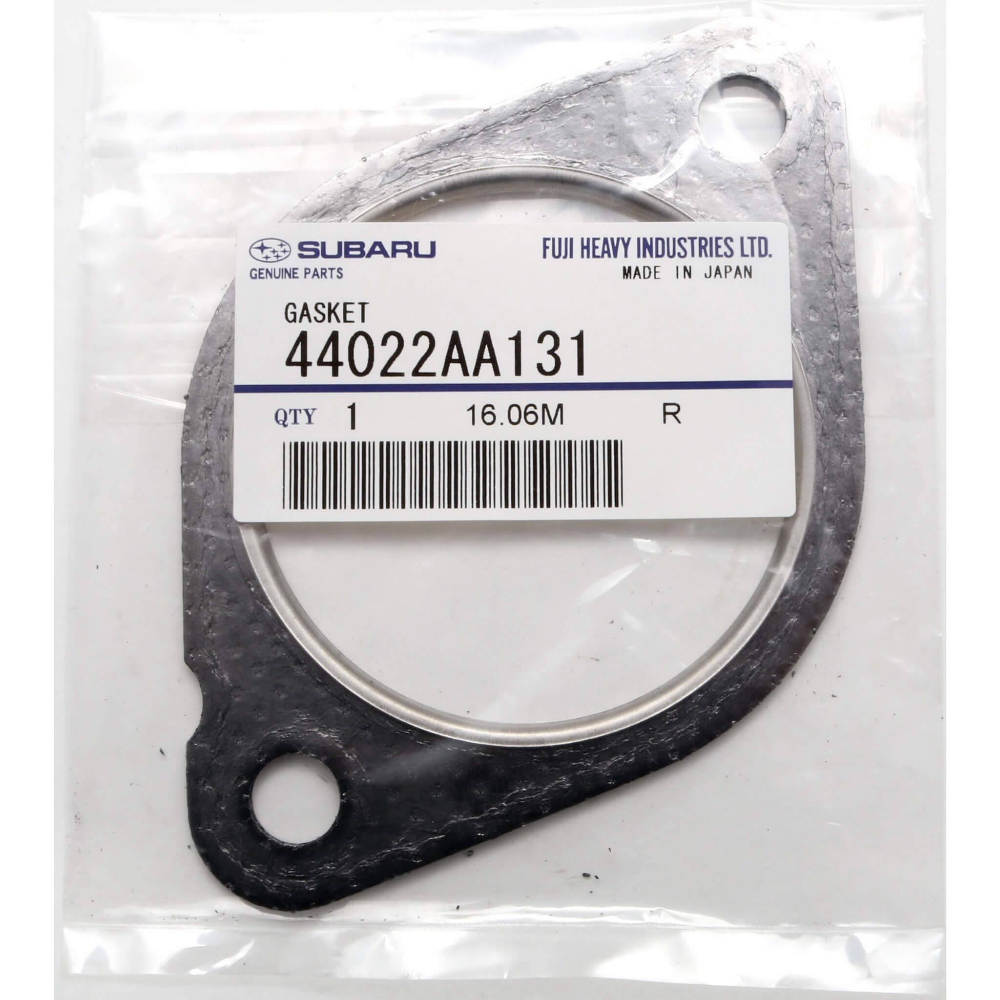 Subaru (OEM) Midpipe To Axle Back Exhaust Gasket, 2002-2014 WRX/STi & BRZ/FR-S/86 - Angle 2