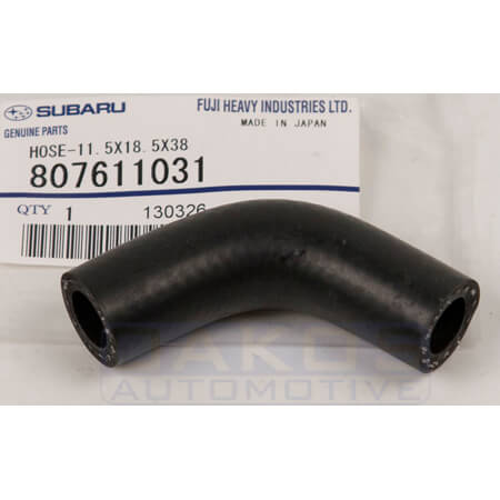 Subaru (OEM) Oil Cooler Elbow Hose, 2002-2007 WRX & 2004-2021 STi - Angle 3