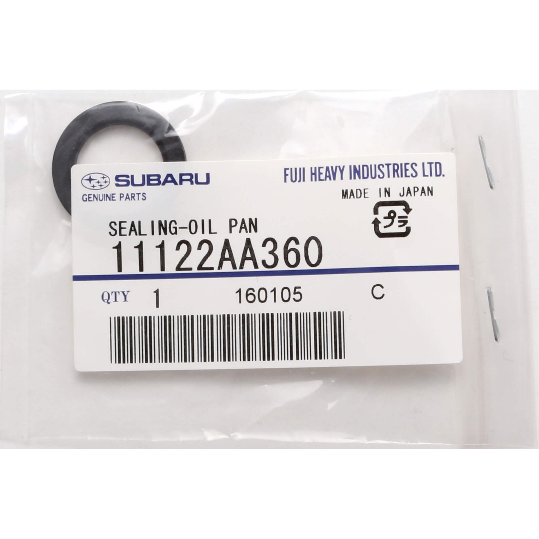 Subaru (OEM) Oil Pan Gasket, 2011-2021 STi - Angle 2