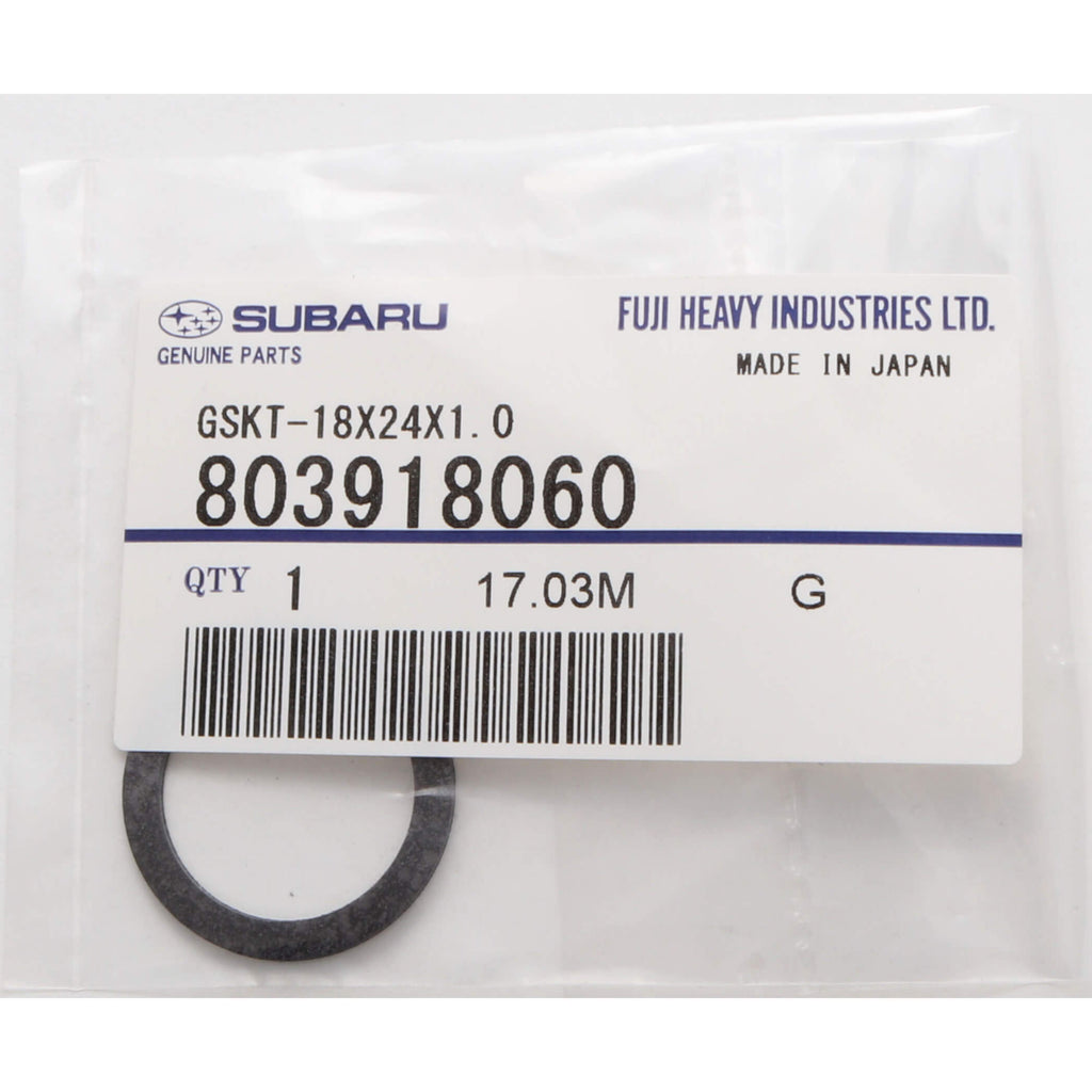 Subaru (OEM) Rear Differential Drain Plug Gasket, 2008-2021 STi & 2015-2026 WRX - Angle 2