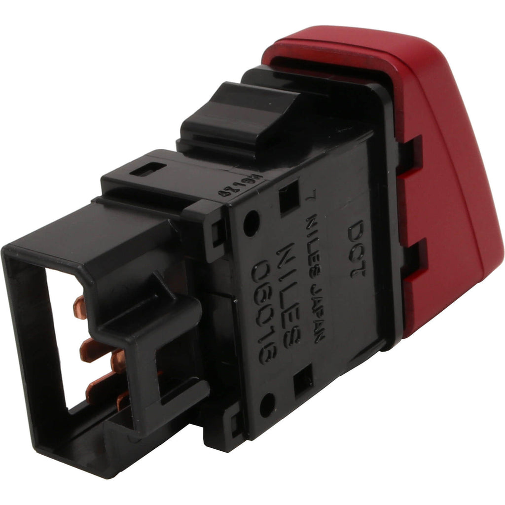 Subaru (OEM) Red Hazard Light Button, 2002-2007 WRX & 2004-2007 STi - Angle 2