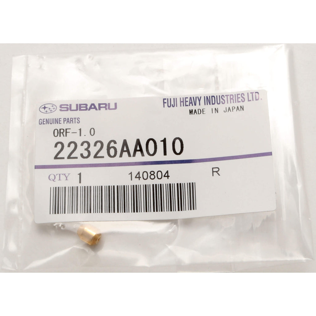 Subaru (OEM) Restrictor Pill (1.0mm), WRX & STi - Angle 3