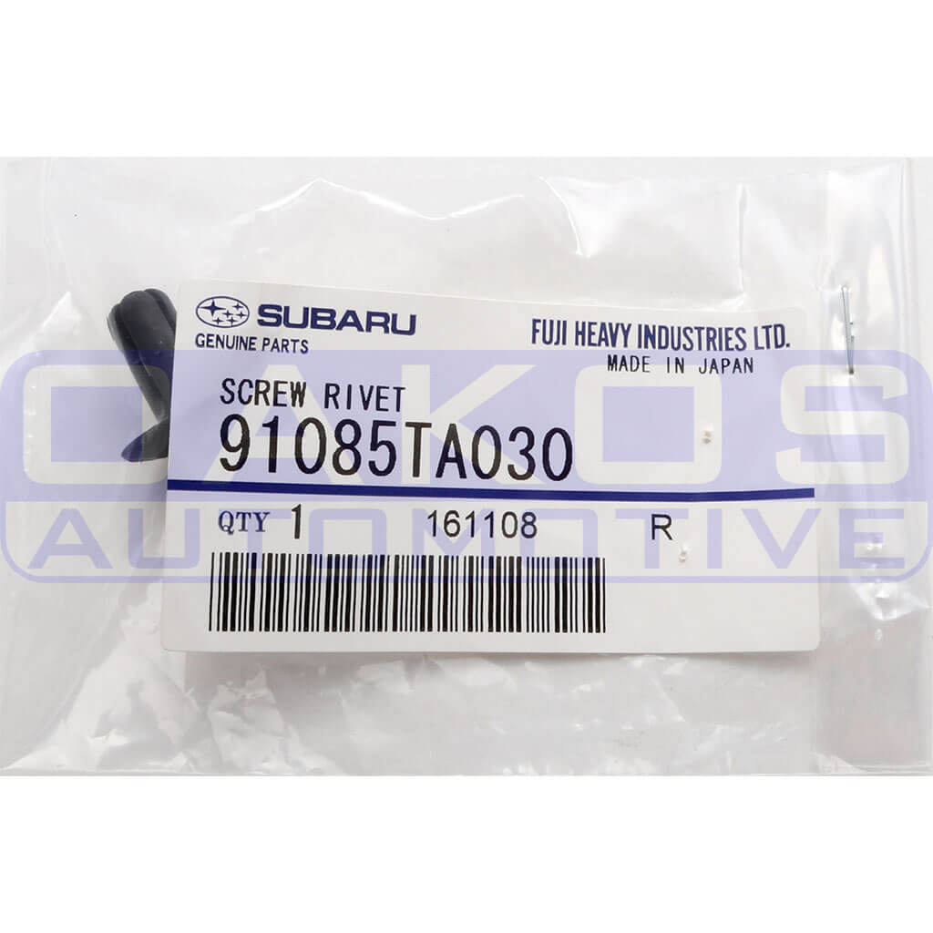 Subaru (OEM) Side Skirt Front & Rear Clips, 2002-2007 WRX & STi - Angle 3