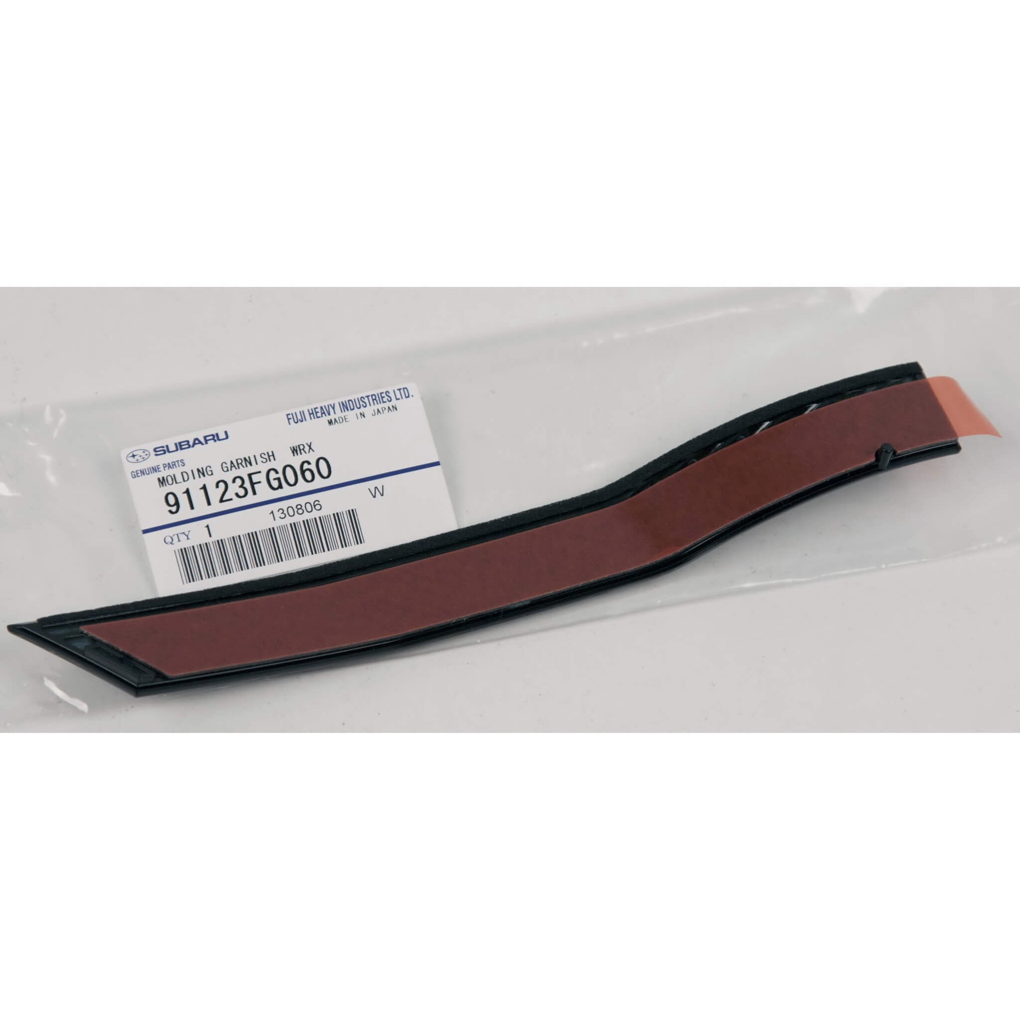 Subaru (OEM) Special Edition Right Side Ornament, 2008-2014 STi & 2011-2014 WRX - Angle 2