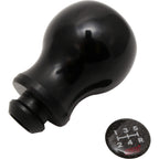 Subaru (OEM) STi Duracon Shift Knob (Black), 2002-2014 WRX - Angle 2