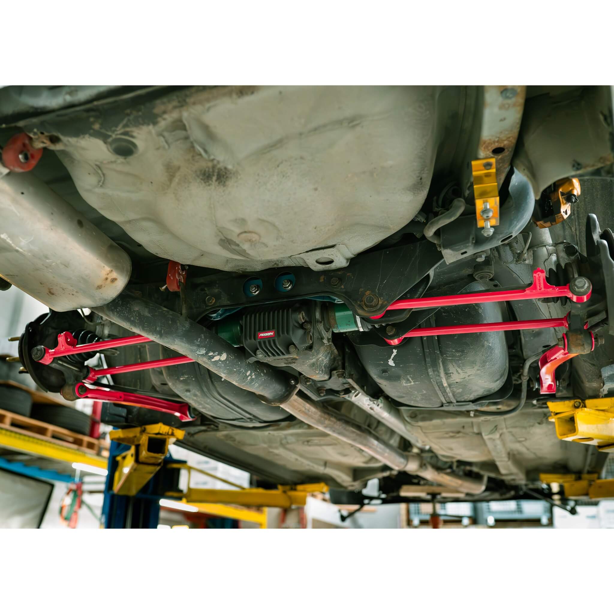 Subaru (OEM) STi Trailing Links Set, 2002-2007 WRX & 2004-2007 STi - Angle 5