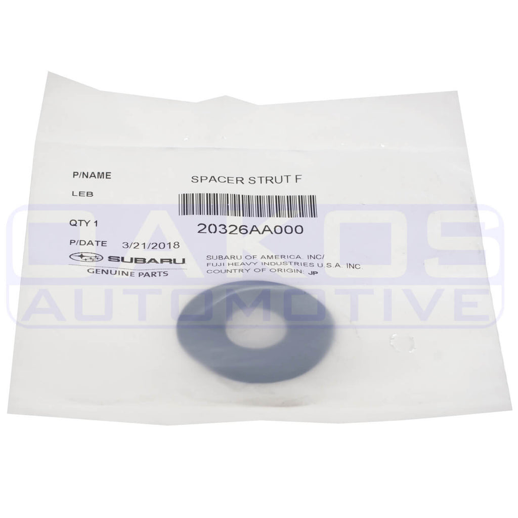 Subaru (OEM) Strut Spacer Front, 2002-2021 WRX & 2004-2021 STi - Angle 2