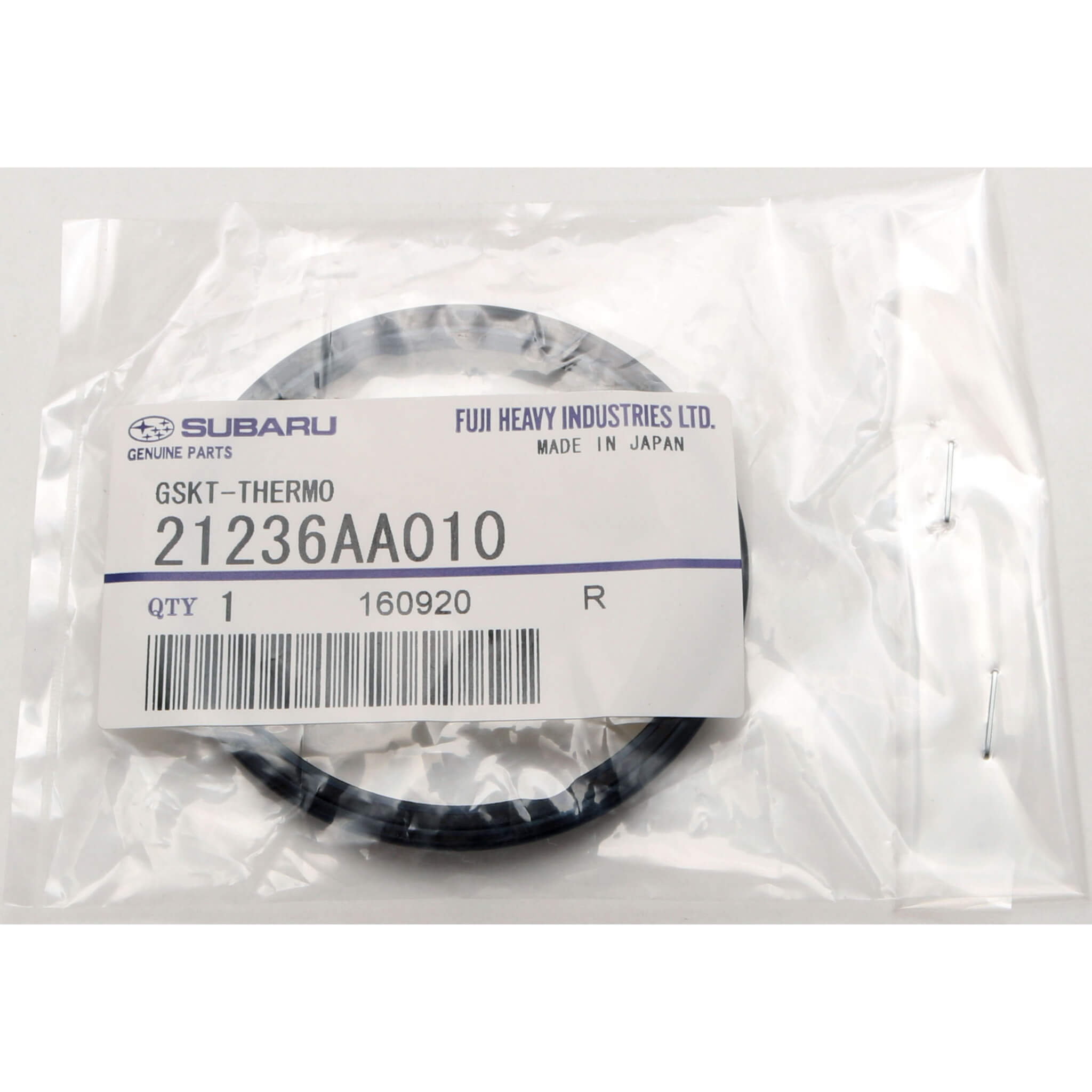 Subaru (OEM) Thermostat Gasket, 2002-2014 WRX & 2004-2021 STi - Angle 2