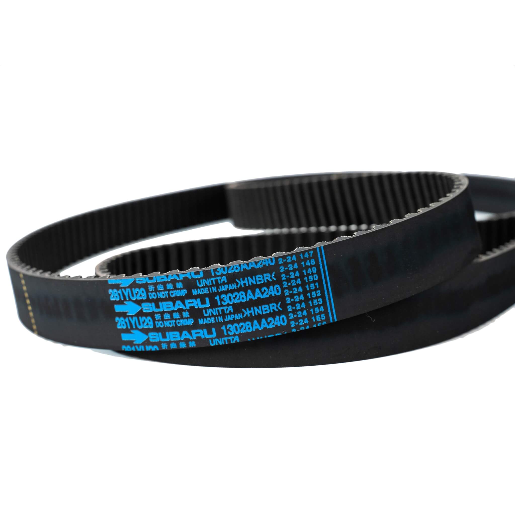 Subaru (OEM) Timing Belt, 2002-2014 WRX & 2004-2011 STi - Angle 2