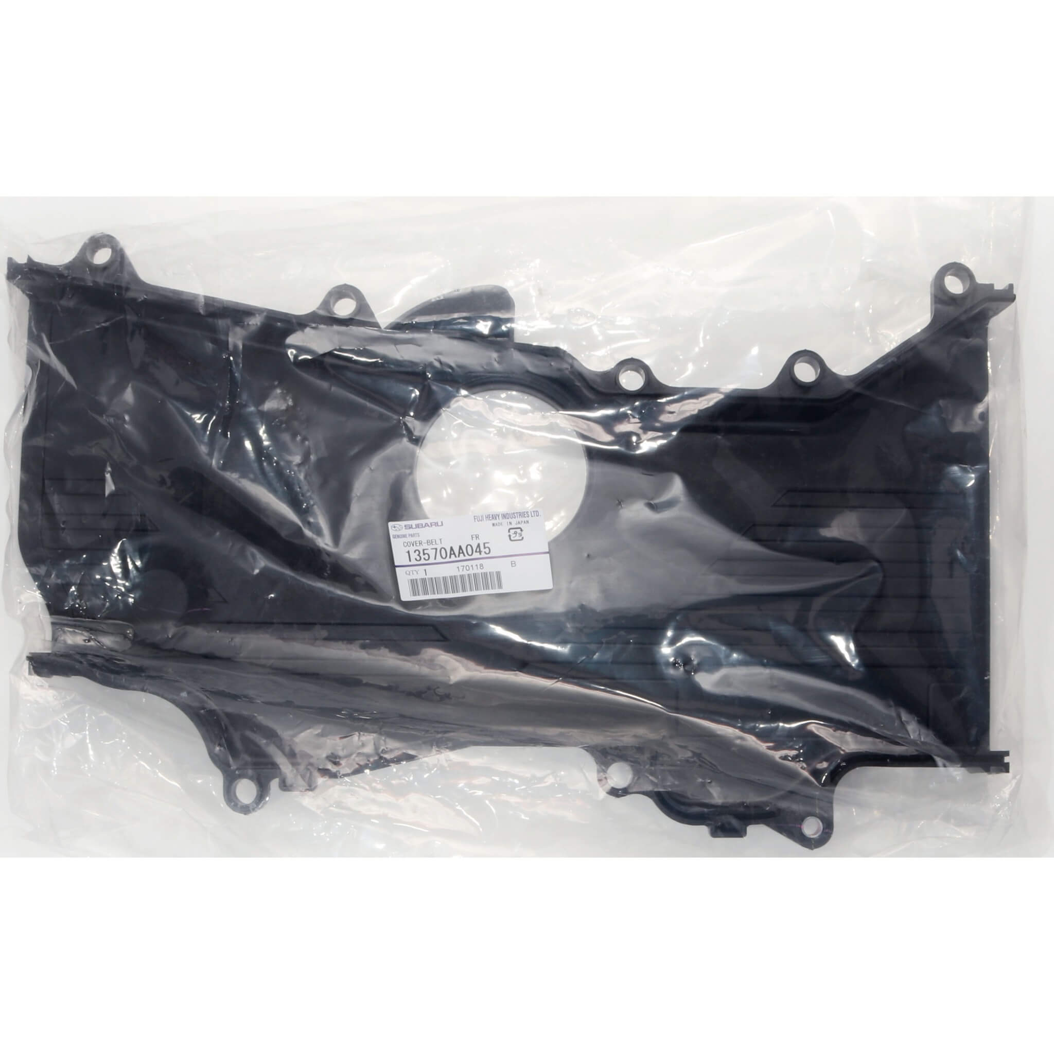 Subaru (OEM) Timing Belt Cover (Front / Center), 2002-2014 WRX & 2004-2021 STi - Angle 4