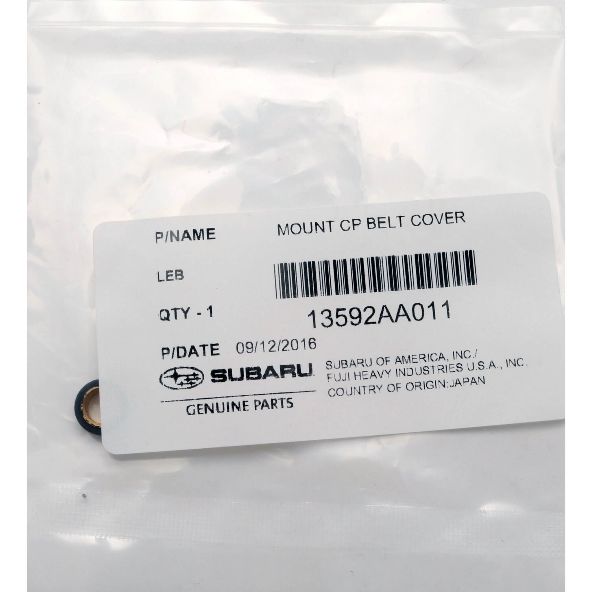 Subaru (OEM) Timing Belt Cover Seal, 2002-2014 WRX & 2004-2021 STi - Angle 2