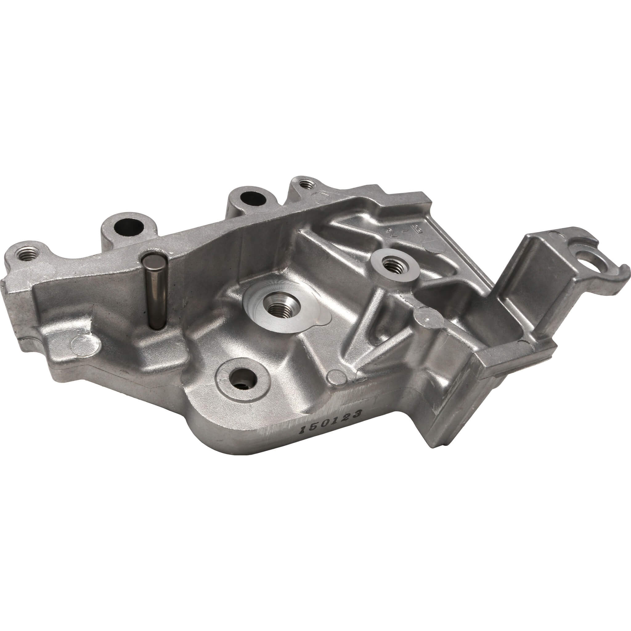Subaru (OEM) Timing Belt Tensioner Bracket, 2002-2009 WRX & 2004-2009 STi - Angle 2