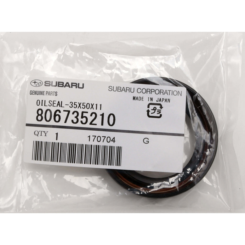 Subaru (OEM) Transmission (C. Diff) Rear Output Shaft Seal, 2002-2026 WRX & 2004-2021 STi - Angle 3
