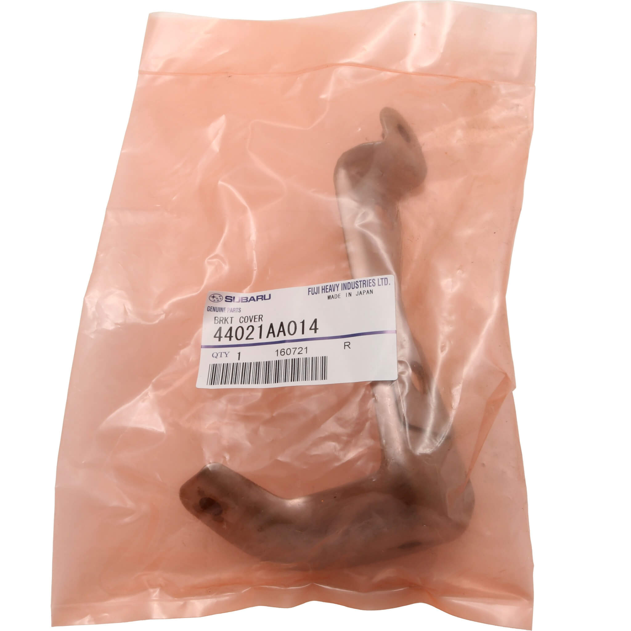 Subaru (OEM) Turbo Heatshield Bracket (Upper), 2002-2014 WRX & 2004-2021 STi w/ Stock Turbo - Angle 4