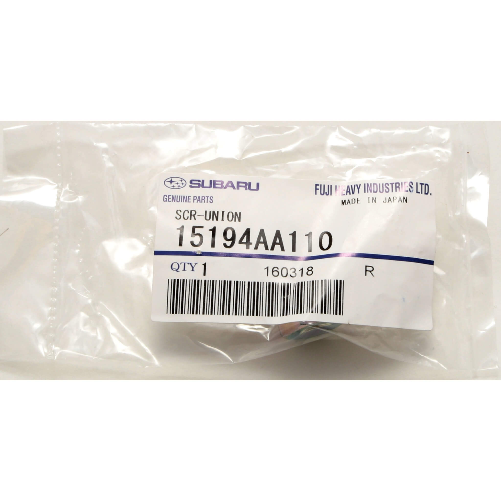 Subaru (OEM) Turbo Union Banjo Bolt (M10, Oil Line to Turbo), 2002-2014 WRX & 2004-2021 STi - Angle 3