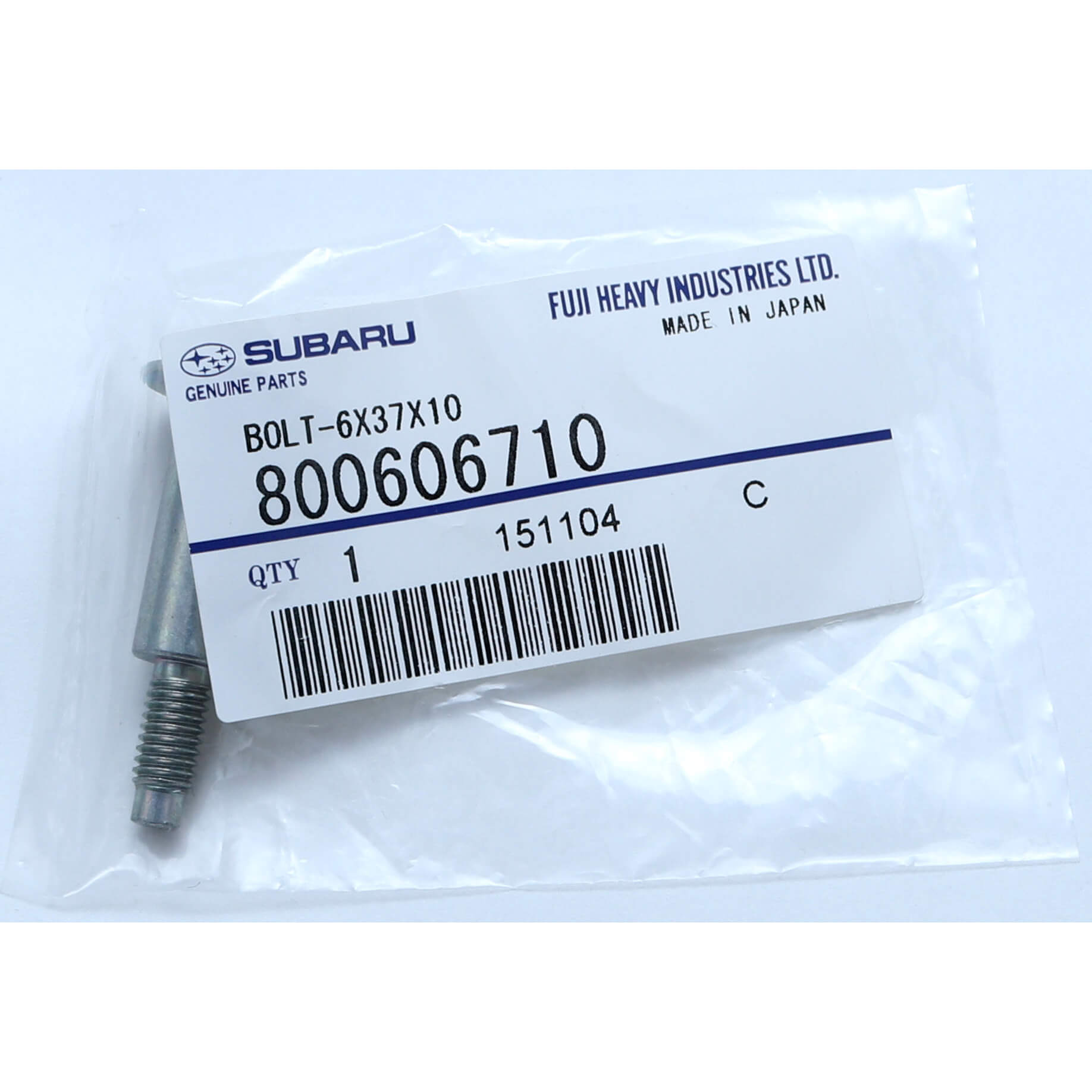 Subaru (OEM) Valve Cover Bolt (Longer Style, 12 Required), 2004-2009 STi & 2006-2009 WRX - Angle 3