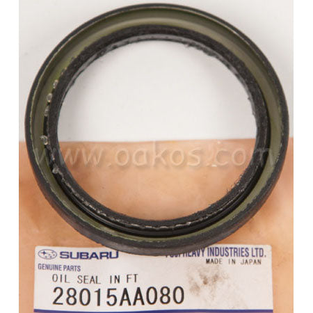 Subaru (OEM) Wheel Bearing Seal (Front/Inner, L or R), 2002-2007 WRX & 2004-2007 STi - Angle 2