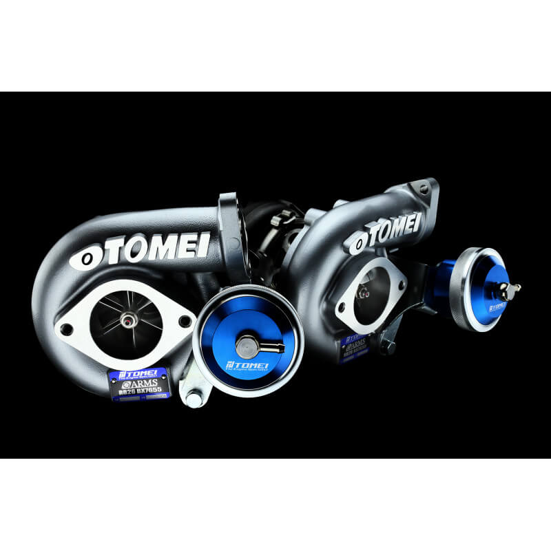 Tomei B/B Turbocharger Kit Arms BX7655 (Single Scroll), RB26DETT - Angle 2