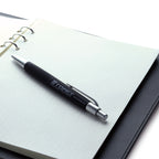 Tomei Ballpoint Pen (Black Body w/ Black Ink) - Angle 3