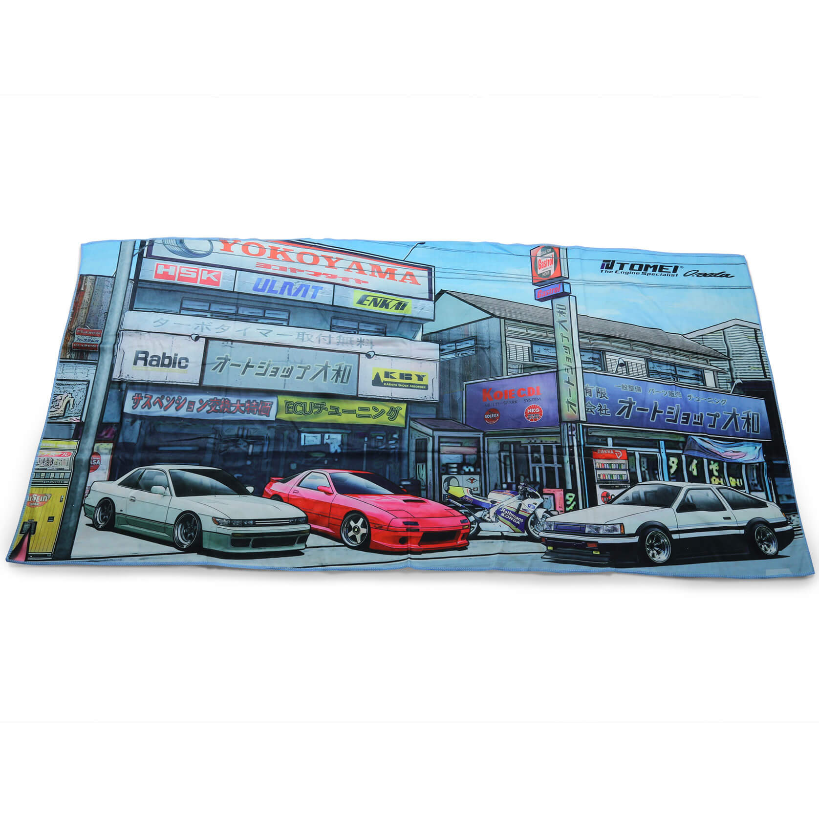 Tomei Bath Towel S13/FC3S/AE86 90's Tuning Shop Japan - Angle 2