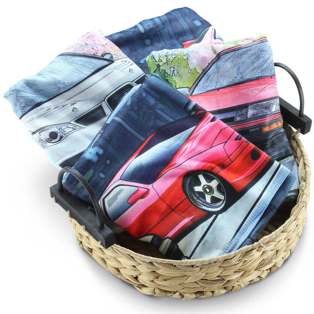 Tomei Bath Towel ZN6/S15/R35 Spring Hakone Touge - Angle 3